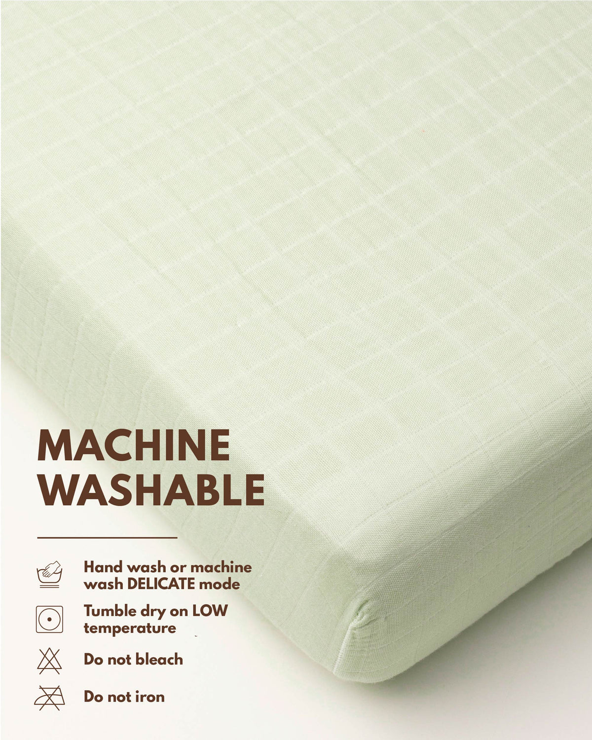 Bassinet Sheet - Misty Rain