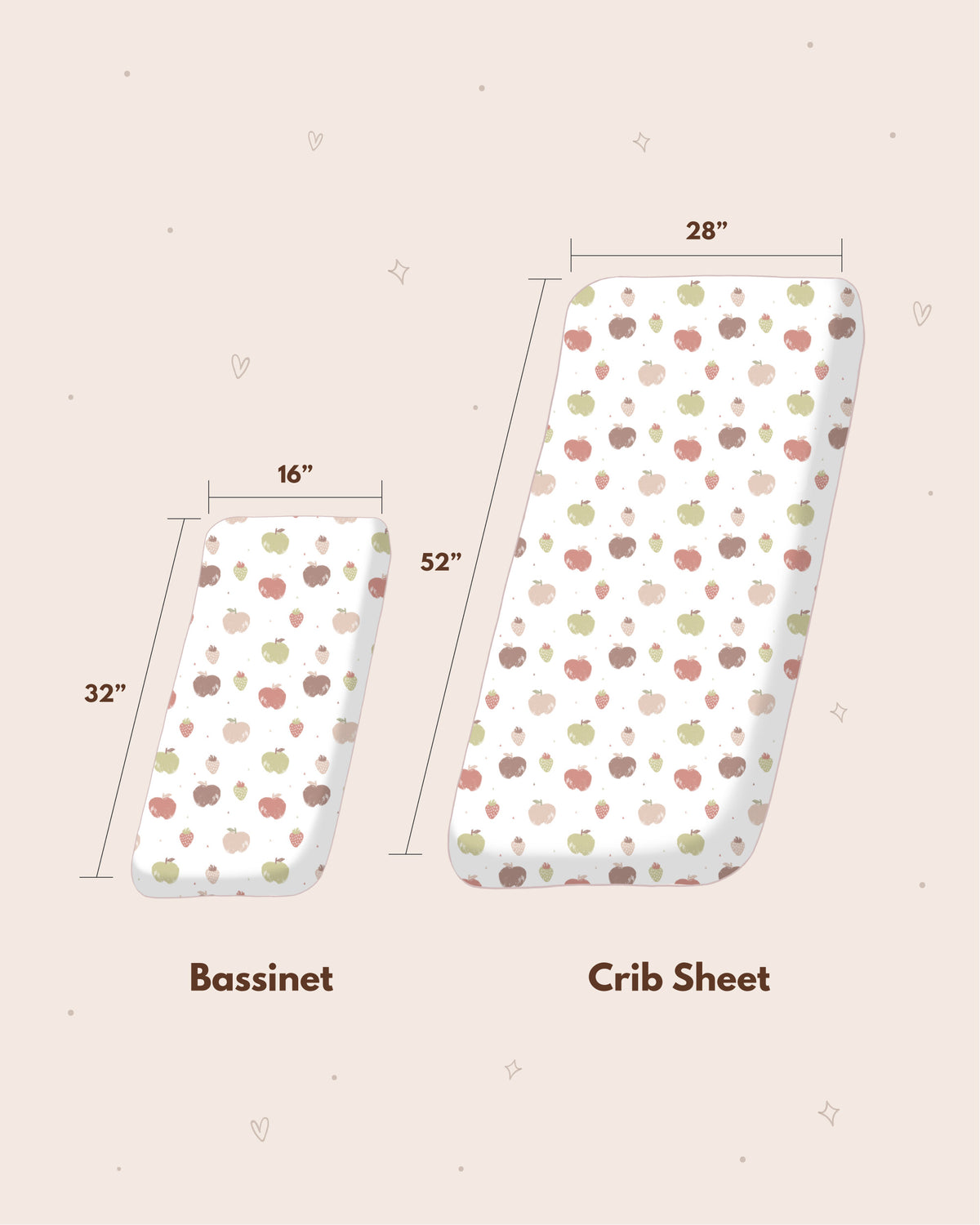 Bassinet Sheet - Fruit - Canada Stock