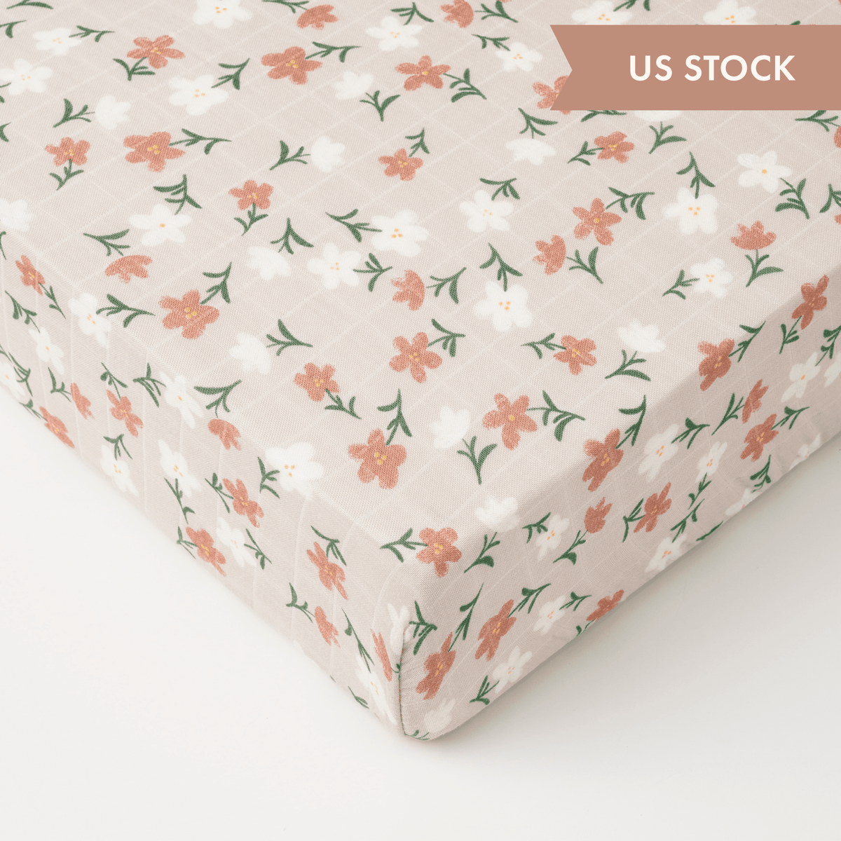 Fitted Crib Sheet - Floral