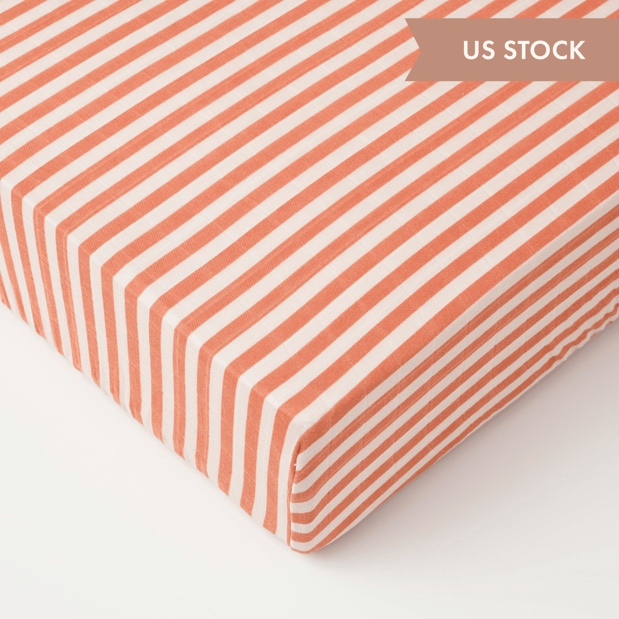 Striped crib sheet sales
