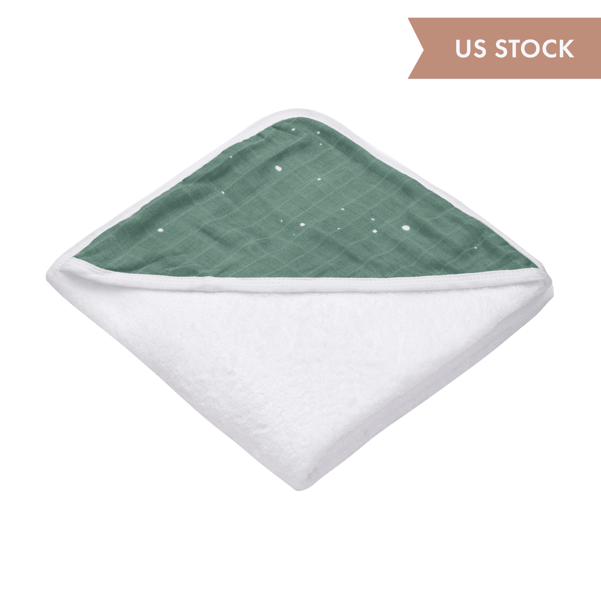Hooded Towel - Starry Green