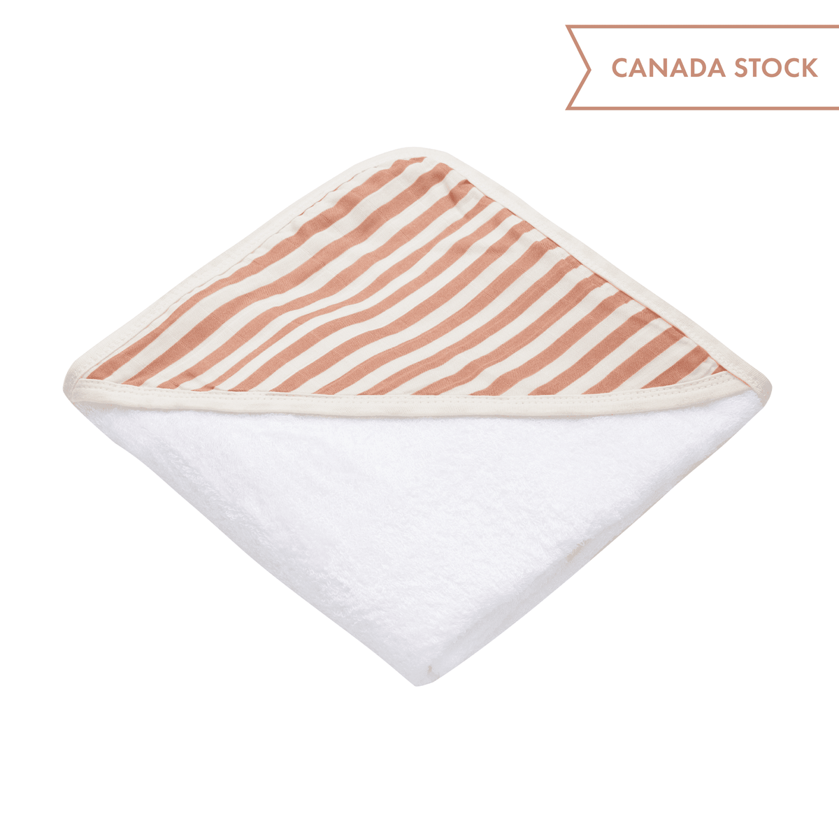 Hooded Towel - Stripes - Canada Stock